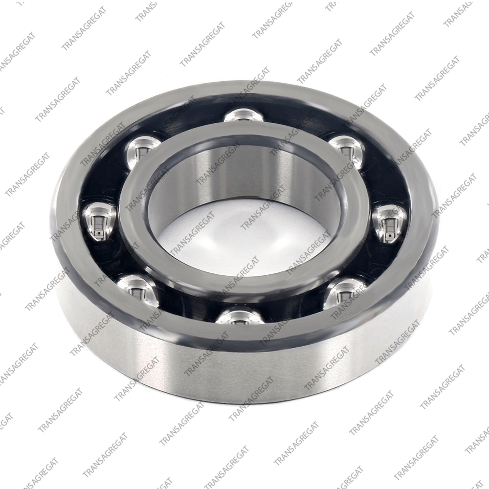 Подшипник ведомого шкива задний (тип 2, 43x87x20.0, шариковый, пластиковый сепаратор)