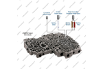Комплект клапанов регулировки Cooler, Main Converter, Converter Relief (ремонтные, 3шт.)