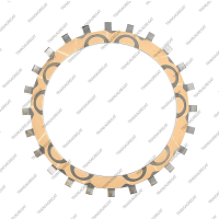Фрикционный диск гидротрансформатора (223x4.0x24T, наружные зубья, Senar)*